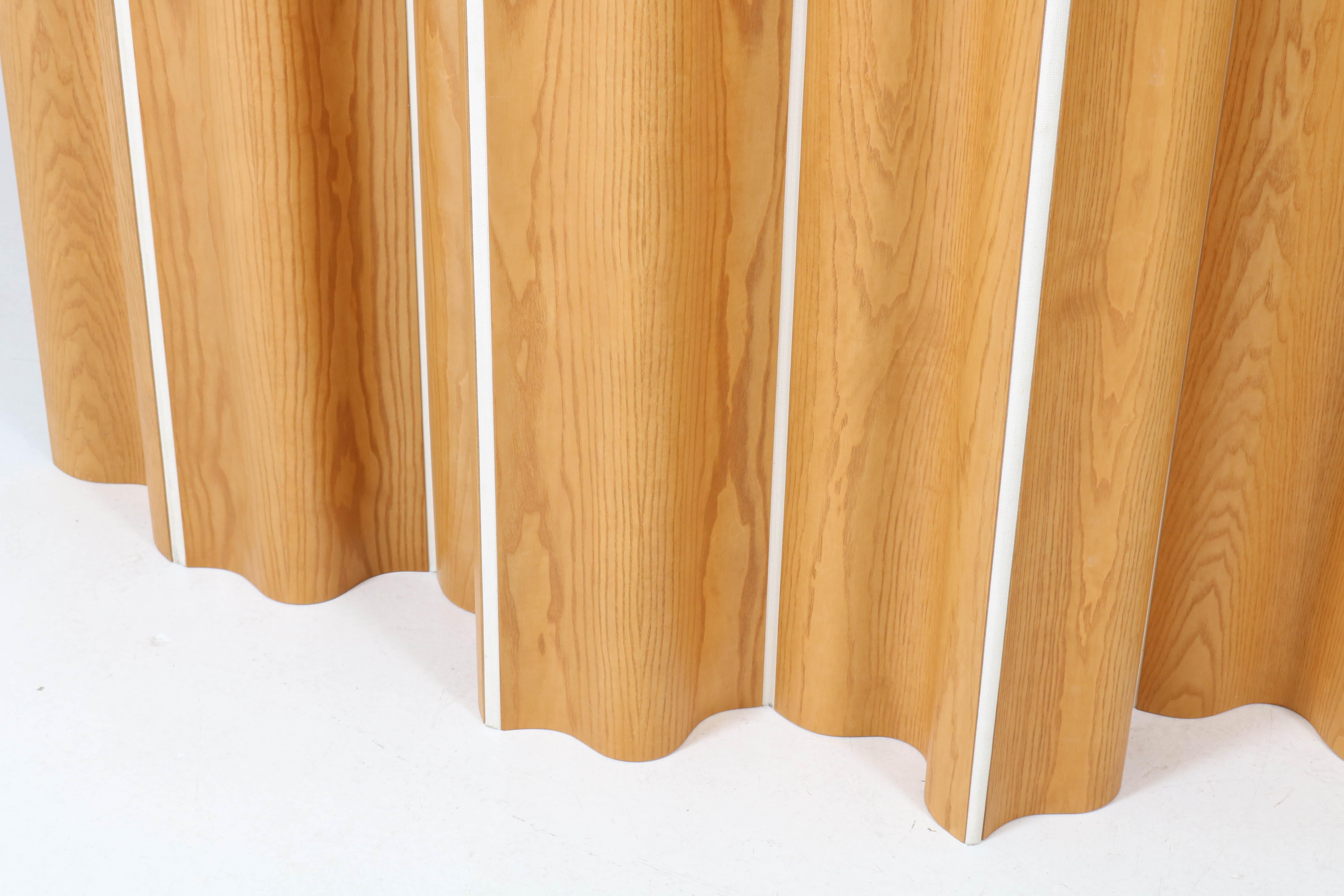 Mid-20th Century Large Ash Original Folding Screen or Divider by Charles and Ray Eames for Vitra