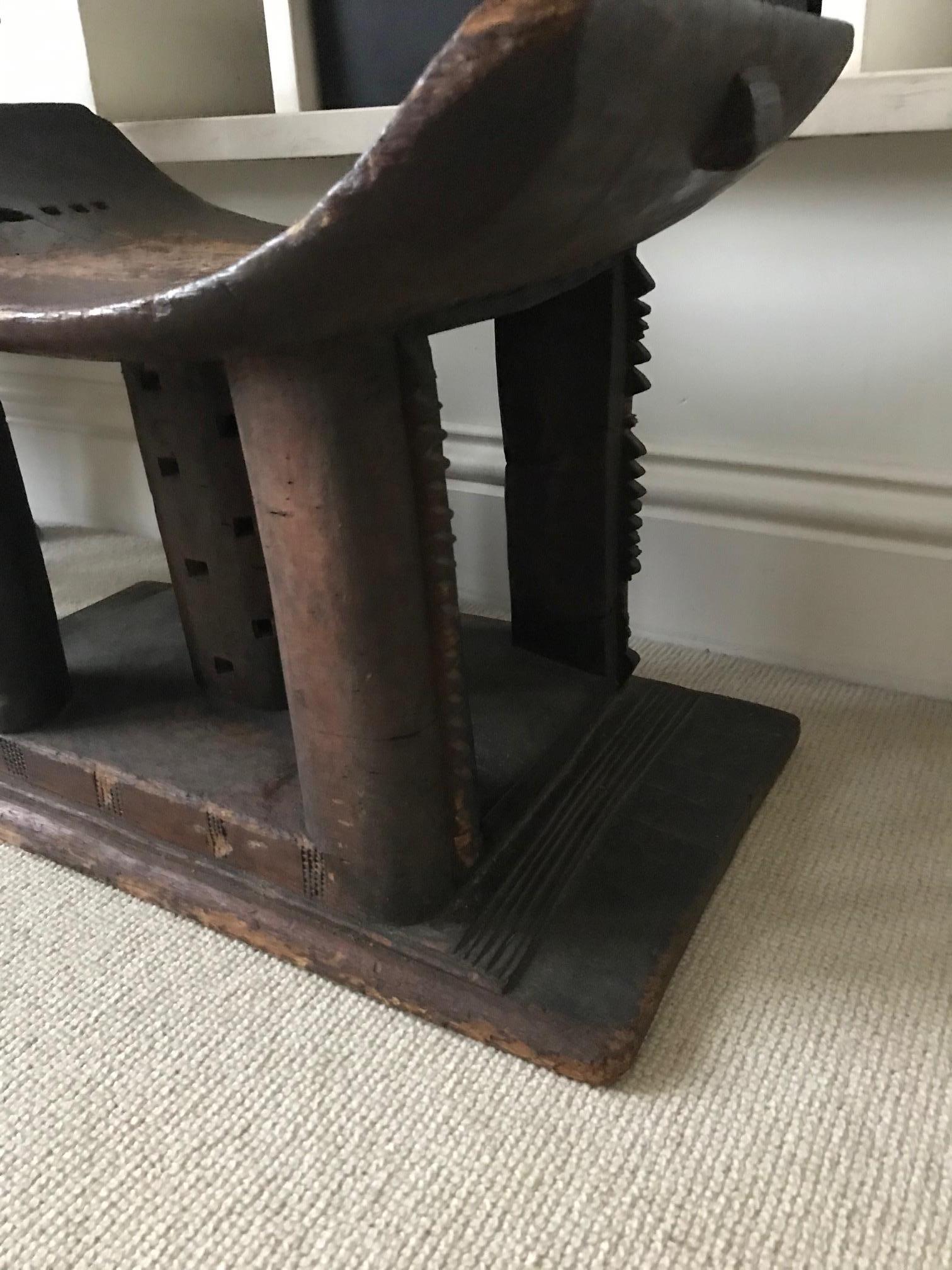 Large Ashanti Stool For Sale 1