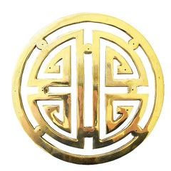 Herrajes decorativos de latón macizo para armarios, grandes y redondos, de la Chinoiserie asiática