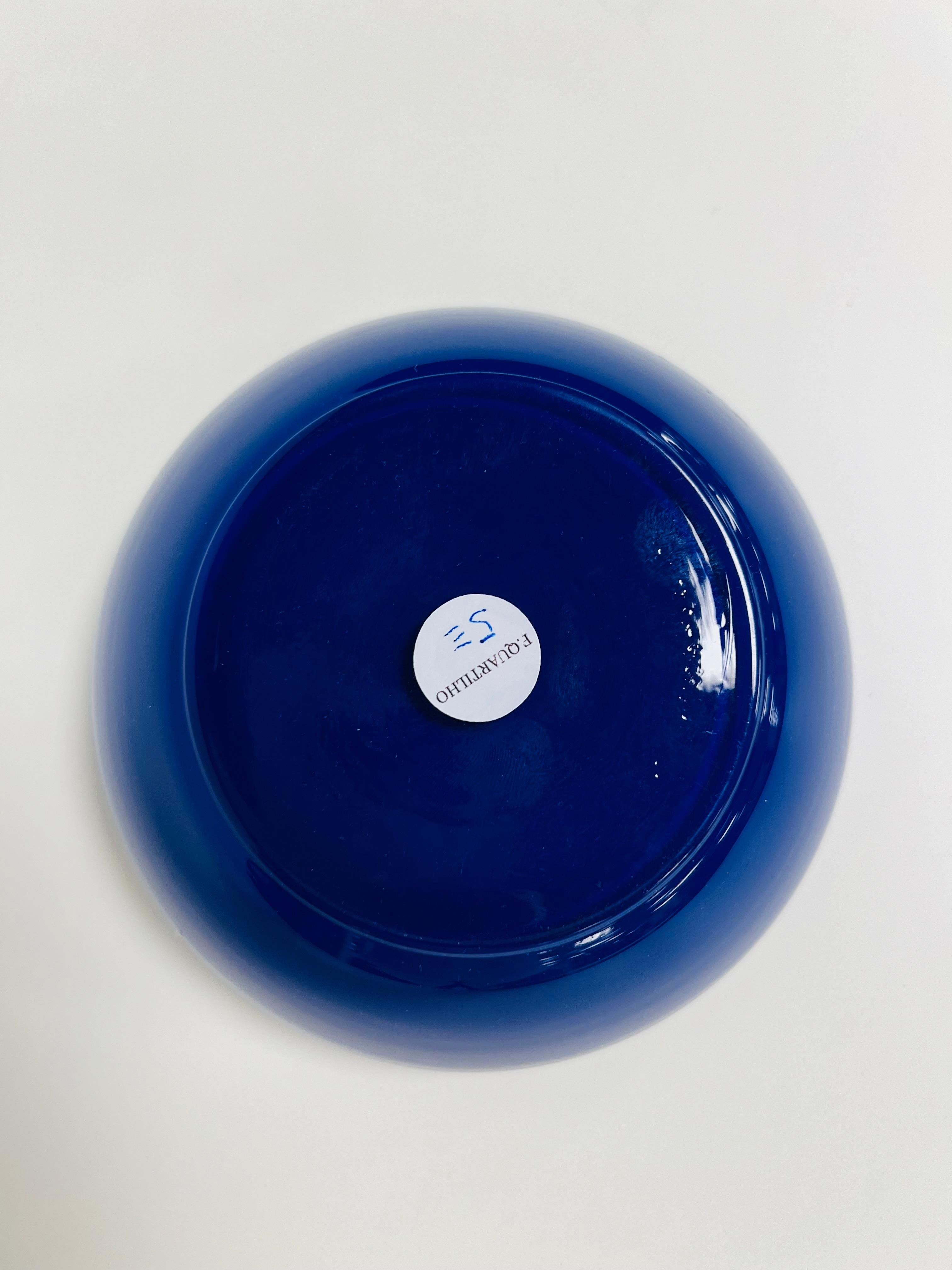 International Style Archimede Seguso large astray in Murano glass circa 1950 For Sale