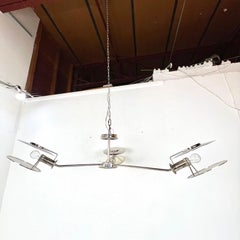 Large Asymmetric Semi-Flush Chandelier by Visual Comfort
