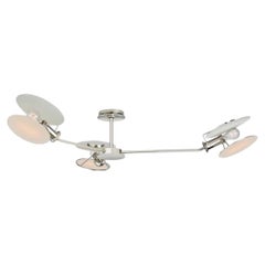 Large Asymmetric Semi-Flush Chandelier by Visual Comfort