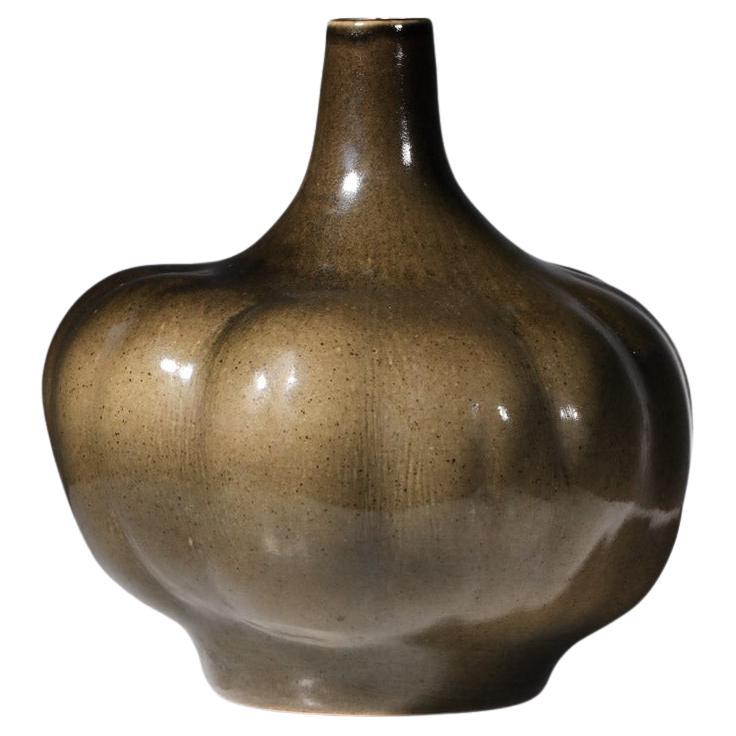 Large asymmetrical Tim Orr ceramic vase