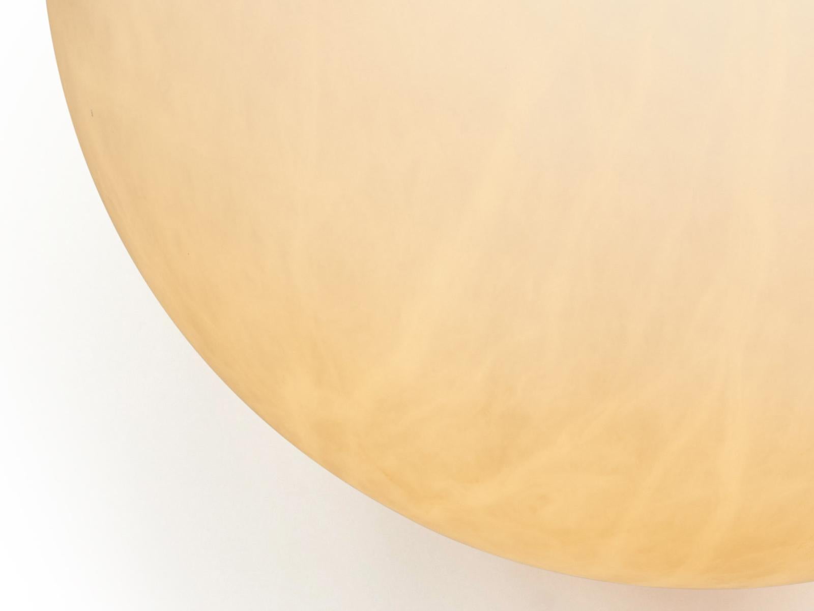Contemporary 'Atlas' Alabaster Suspension Lamp in the Manner of Pierre Chareau