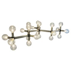 Large 'Atomic' Chandelier by Trix and Robert HAUSSMANN, 1969