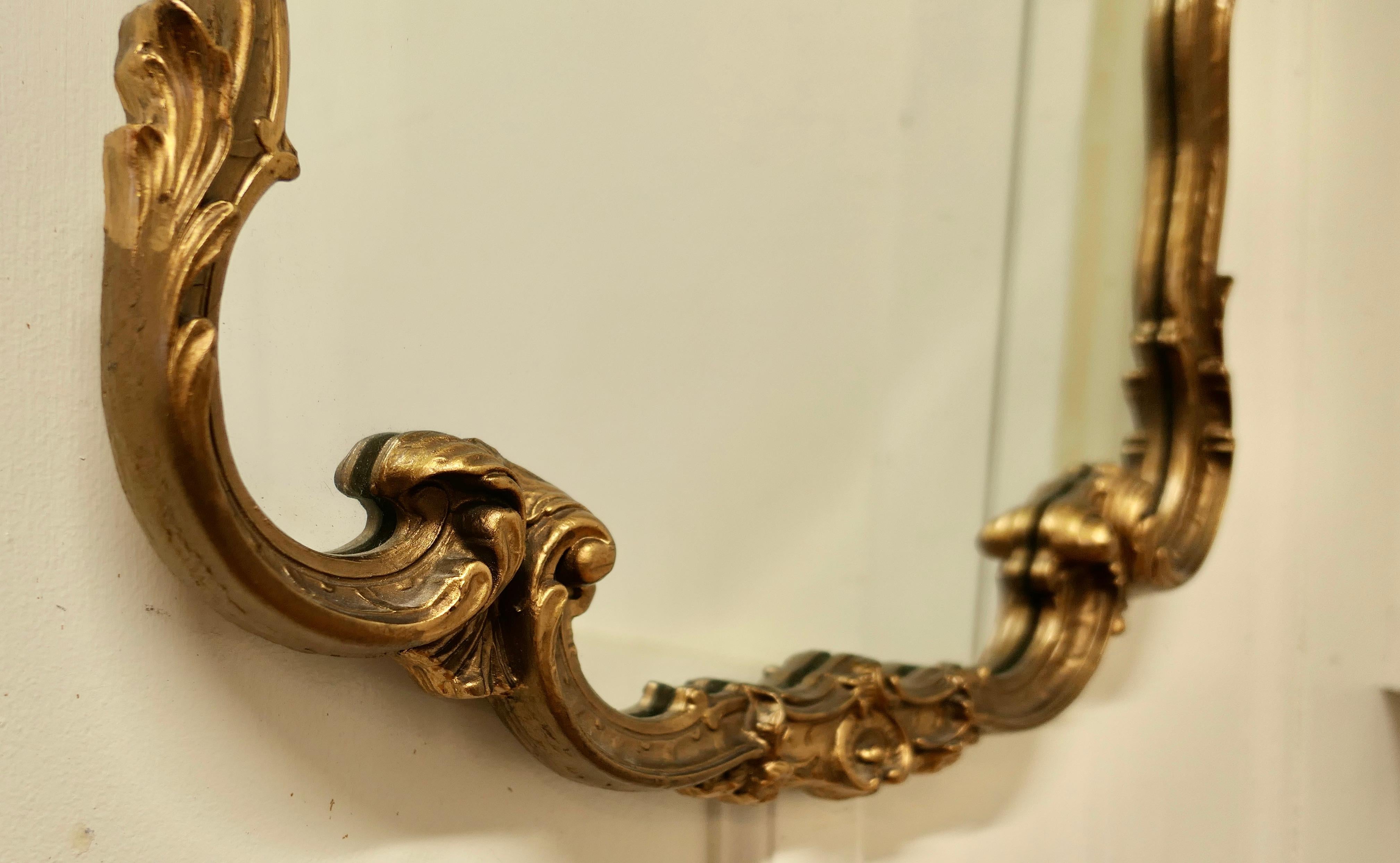 Large Atsonea Rococo Style Gilt Wall Mirror In Good Condition In Chillerton, Isle of Wight