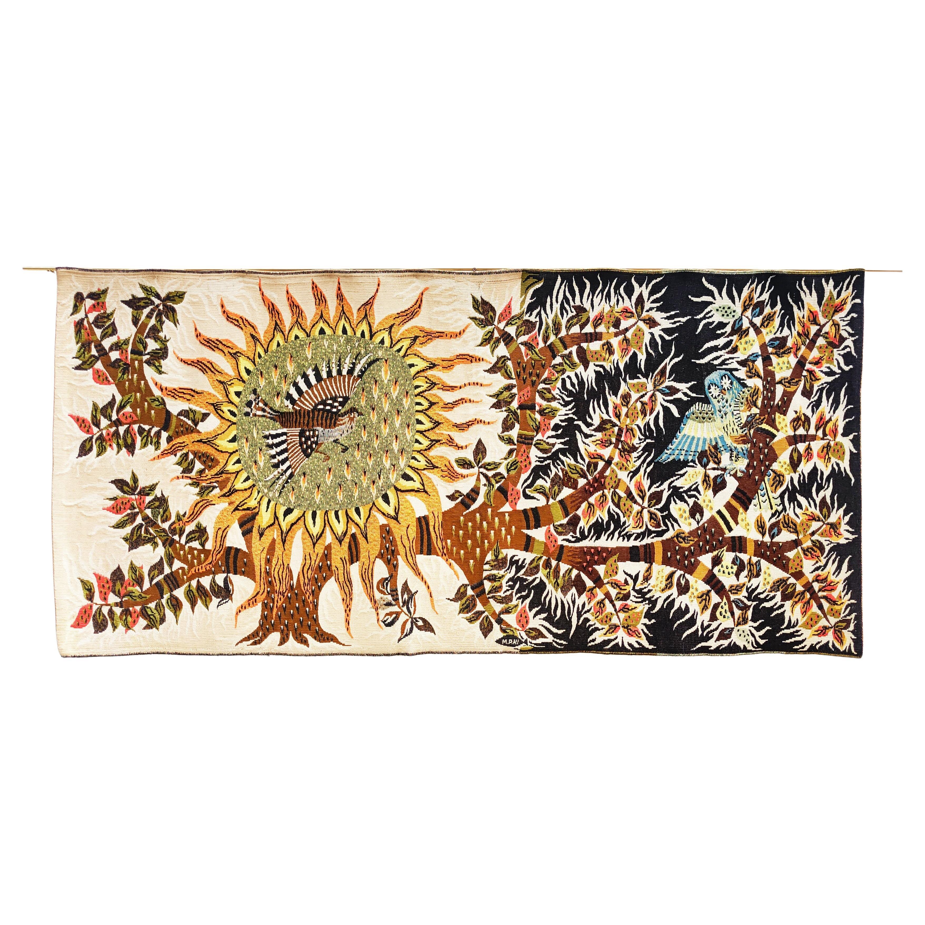 Large Aubusson Tapestry by Michèle Ray for Robert Four Atelier, France 1955 For Sale