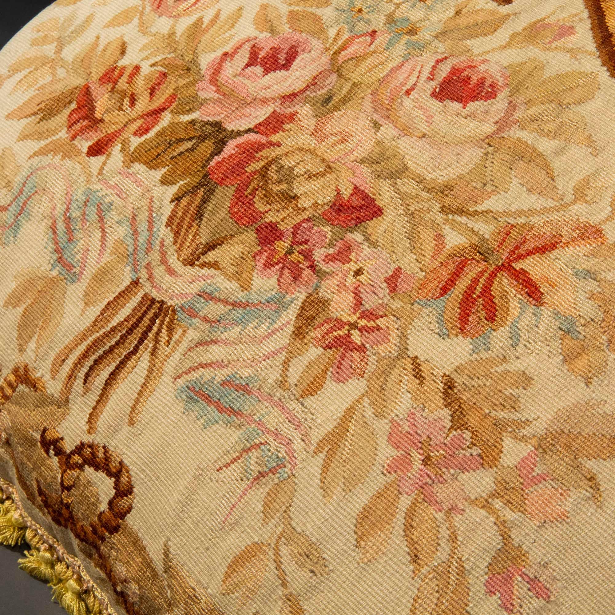 Large Aubusson Tapestry Pillow or Cushion, 18th Century 4