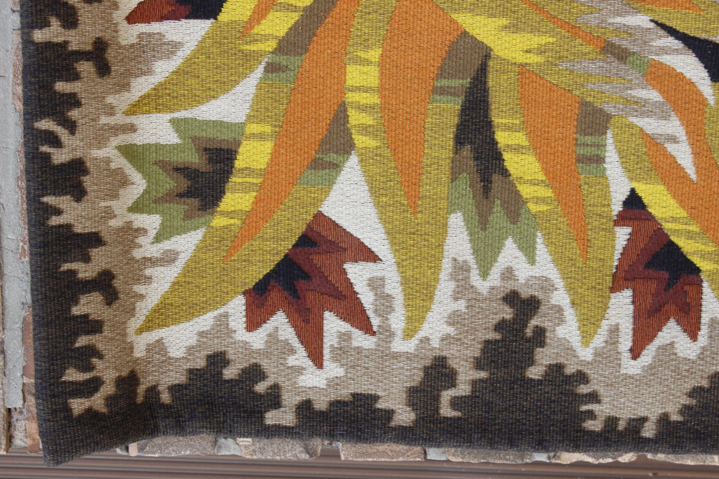 Großer Aubusson-Wandteppich „Tag und Nacht“ von Alain Cornic, Frankreich 1970er Jahre im Zustand „Gut“ im Angebot in STRASBOURG, FR