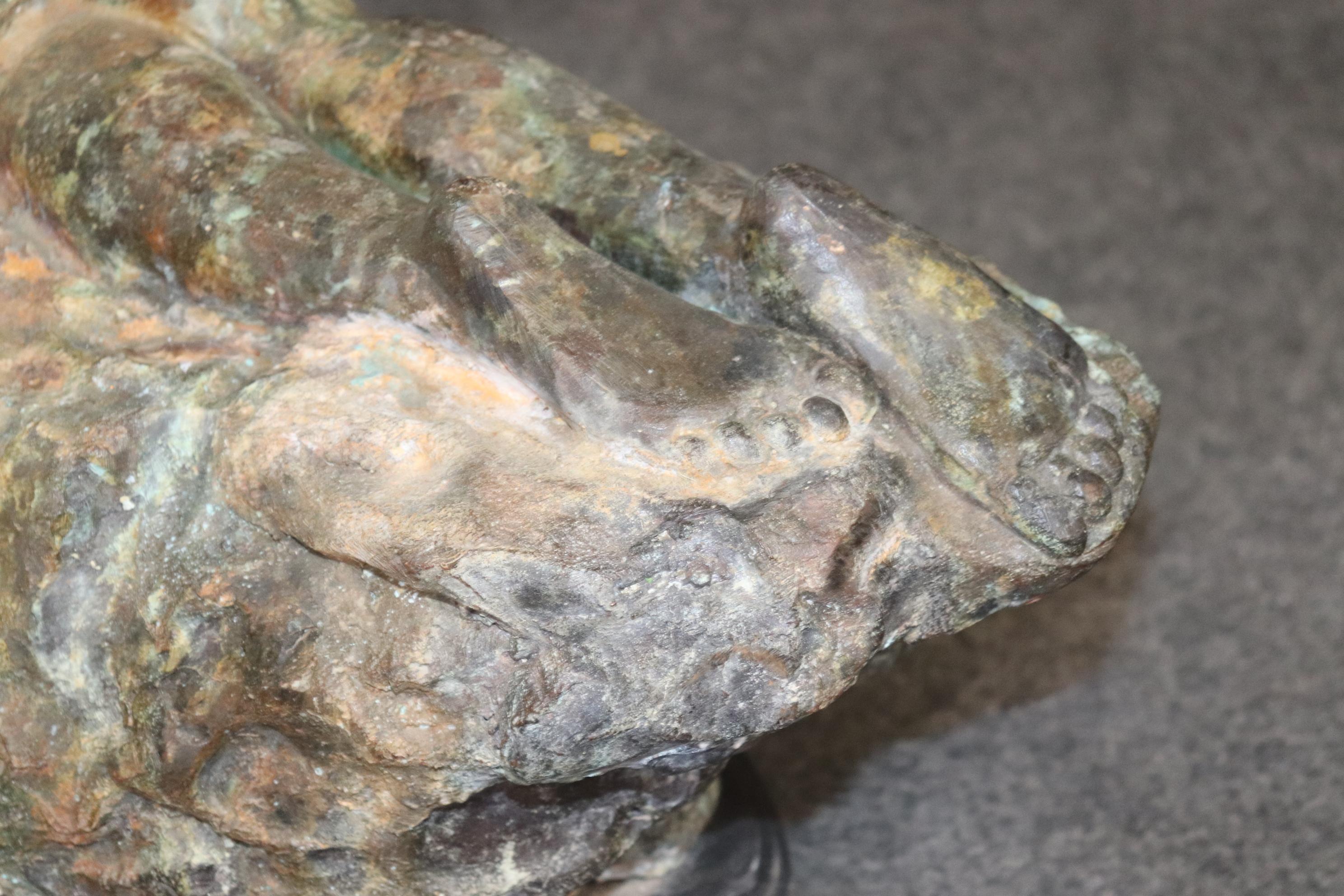 Große Auguste Rodin-Bronze von „Der Kuss“ Spätes genaues Exemplar des Originals im Angebot 6