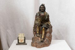 Large Austrian Cold Painted Bronze Figure of an Indian by Carl Kauba, circa 1900