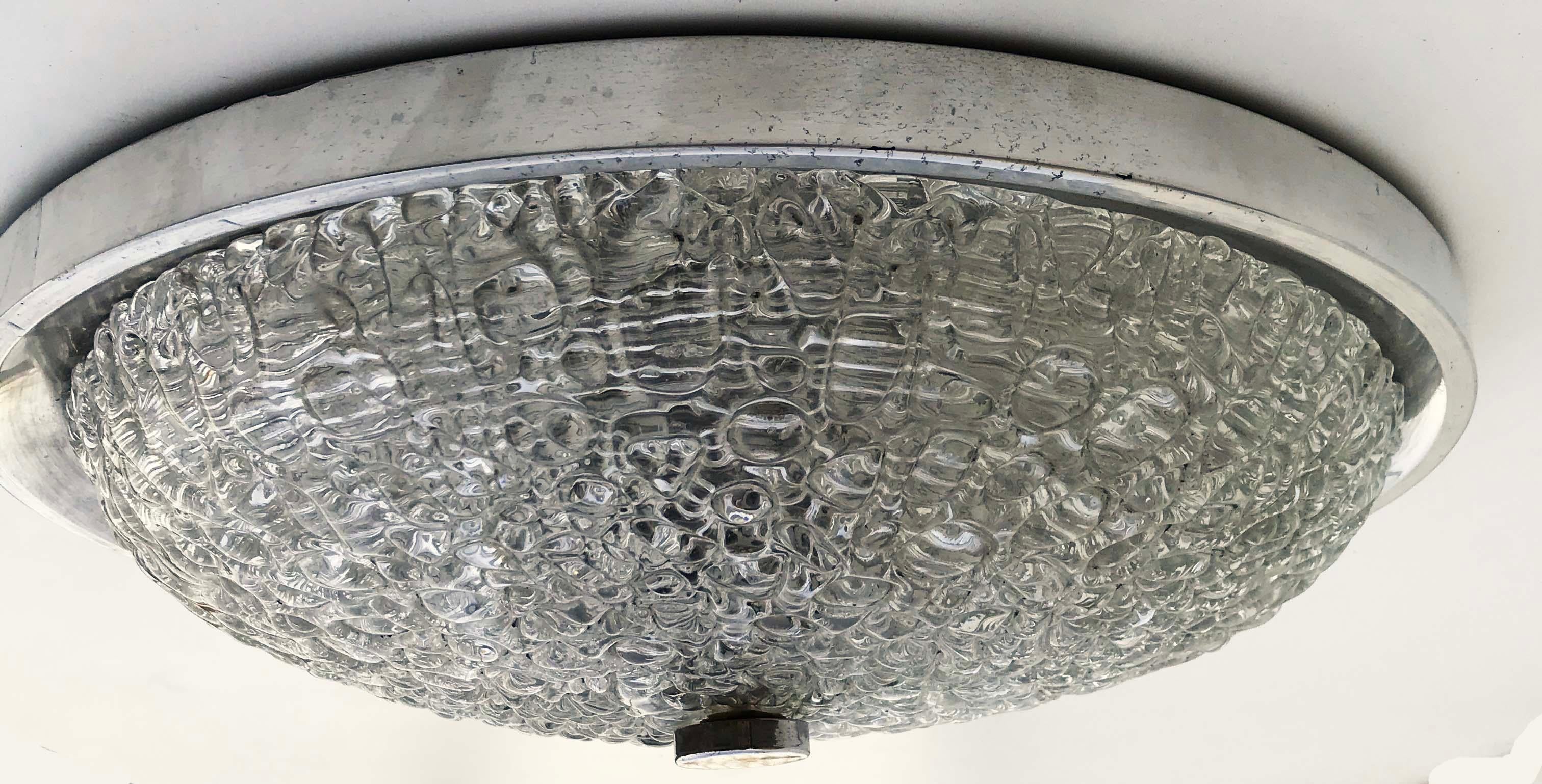 Superb flush mount, Austria made.
2lights, 60 watts max bulb
US rewired and in working condition.
