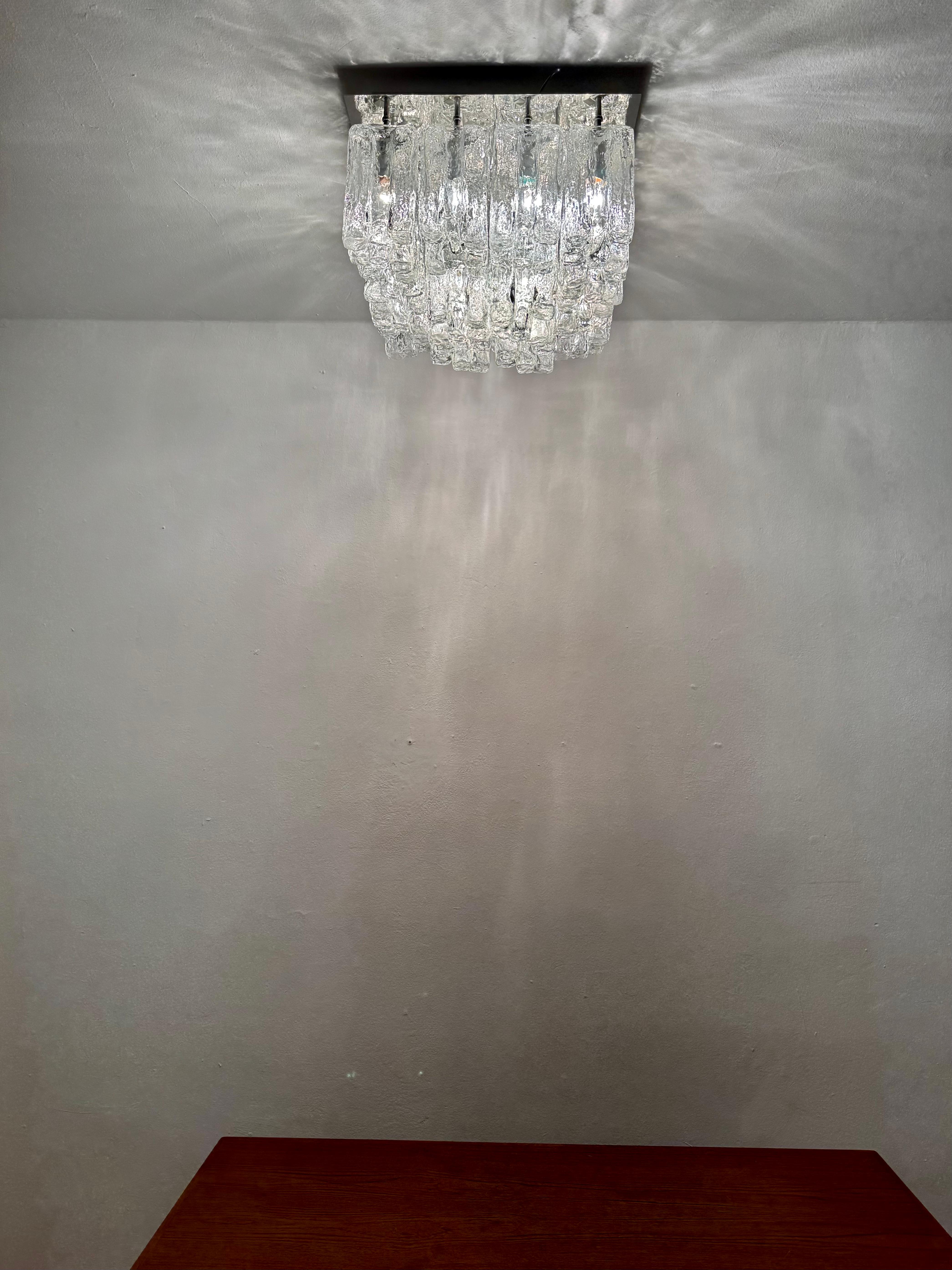 Luz empotrada grande Granada austriaca de J.T. Kalmar en venta 4