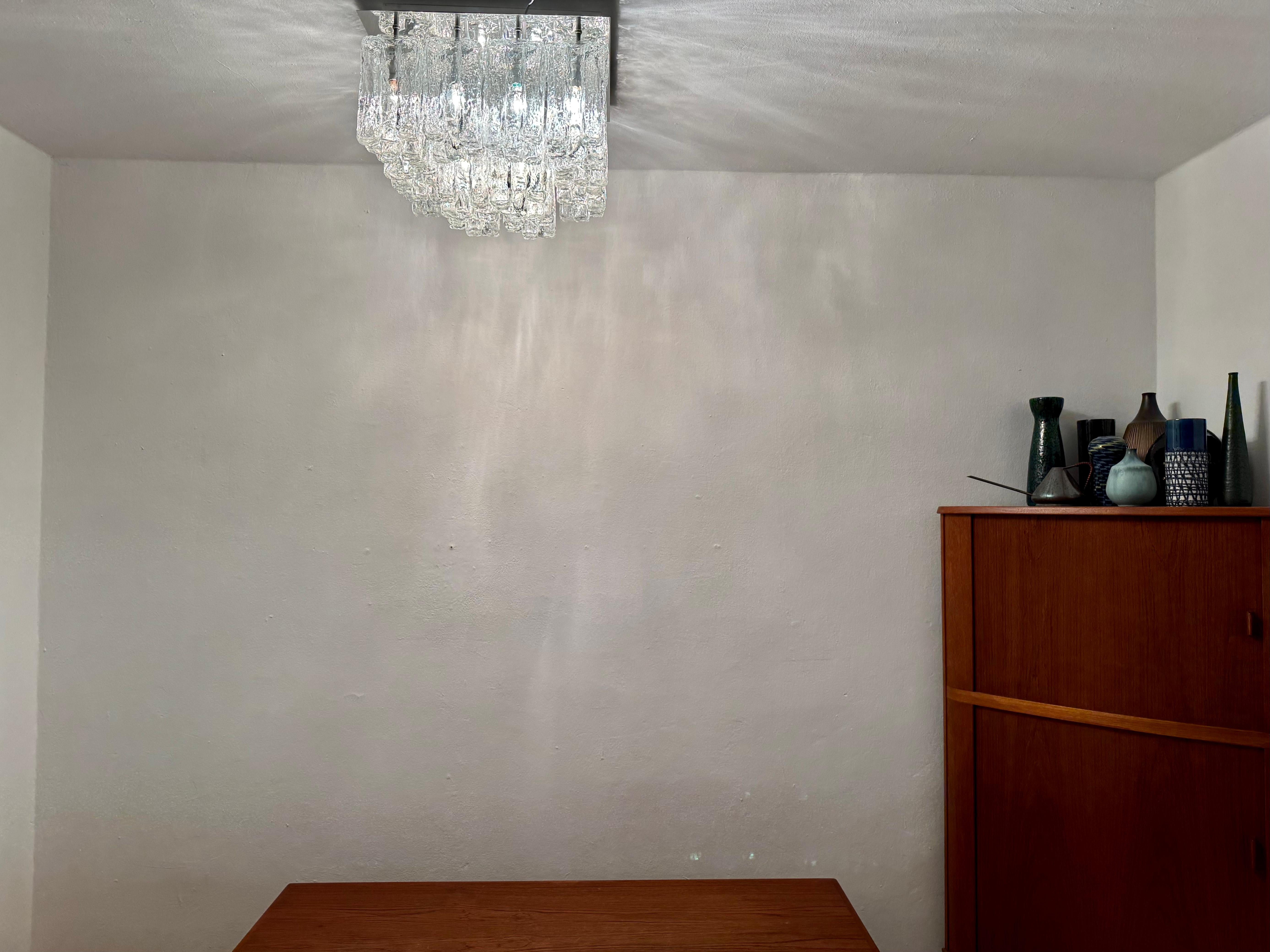 Luz empotrada grande Granada austriaca de J.T. Kalmar en venta 6