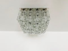 Large Austrian Granada Flush Light by J.T. Kalmar