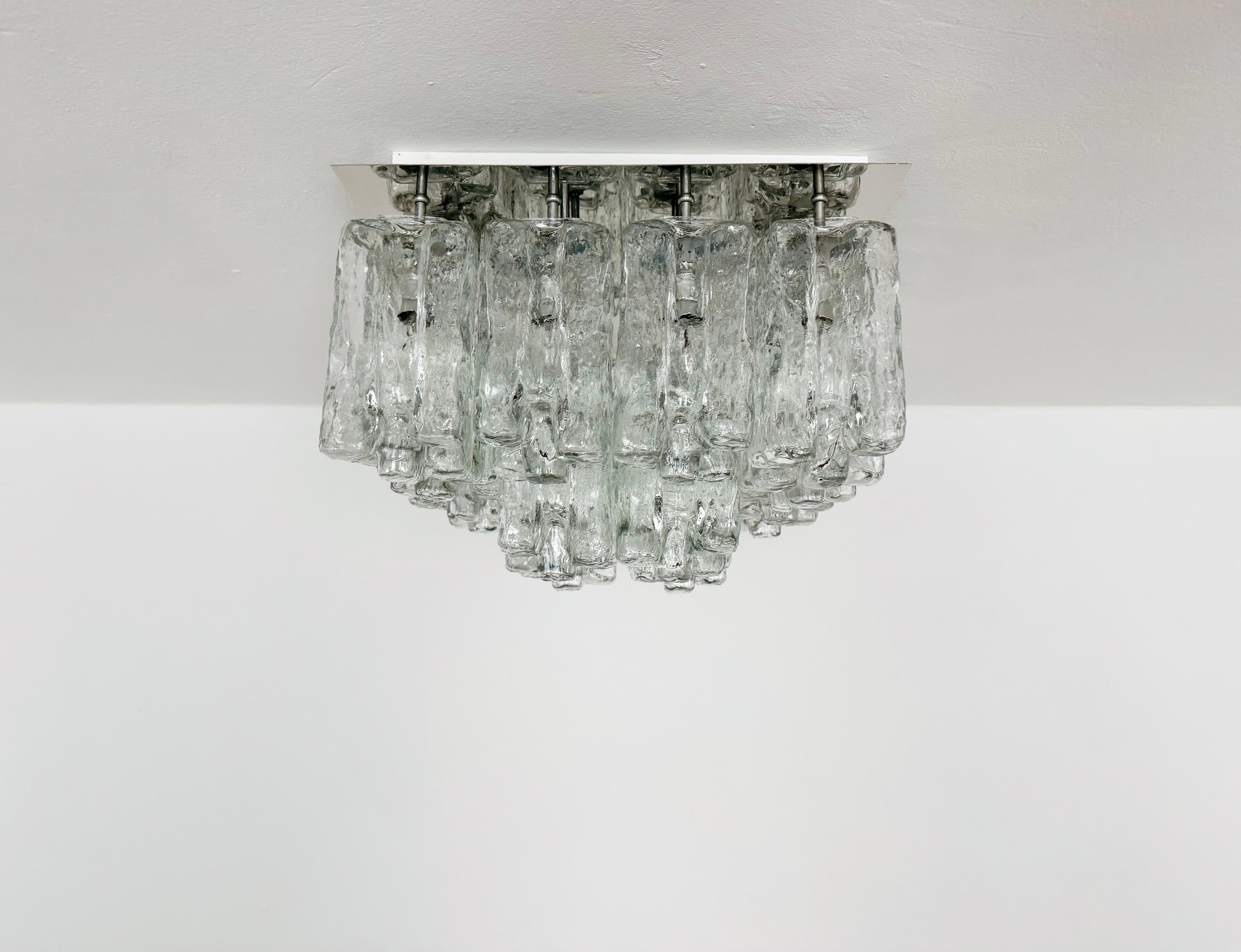 Luz empotrada grande Granada austriaca de J.T. Kalmar Regencia de Hollywood en venta
