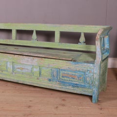 Large Austrian Painted Settle