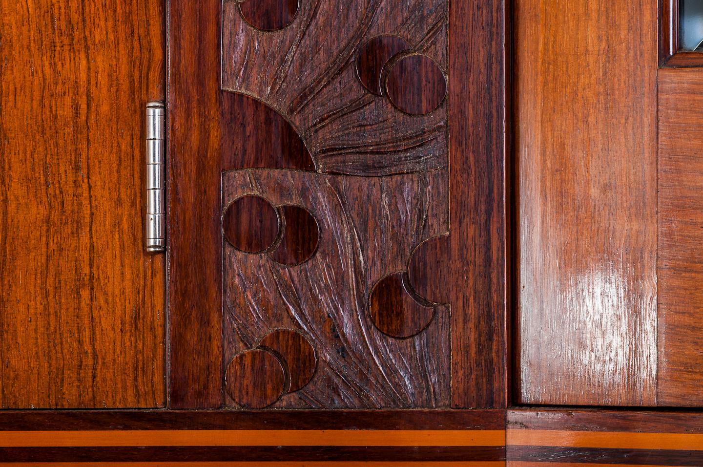 Large Austrian Sideboard by Koloman Moser for August Ungethüm, 1904 In Good Condition For Sale In  Budapest, HU