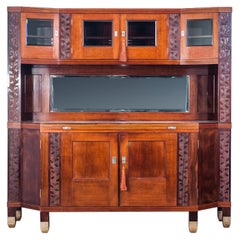 Antique Large Austrian Sideboard by Koloman Moser for August Ungethüm, 1904