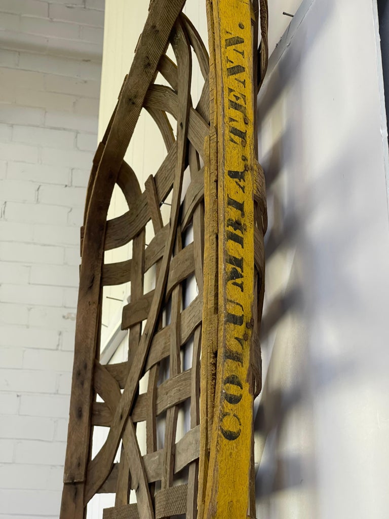 Large Authentic Antique Tobacco Basket at 1stDibs authentic tobacco basket, tobacco basket