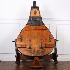 Large Authentic Blacksmith Bellows / Liquor Cabinet, C.1860
