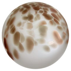 Large Aventurine Speckled Murano Pendant Light