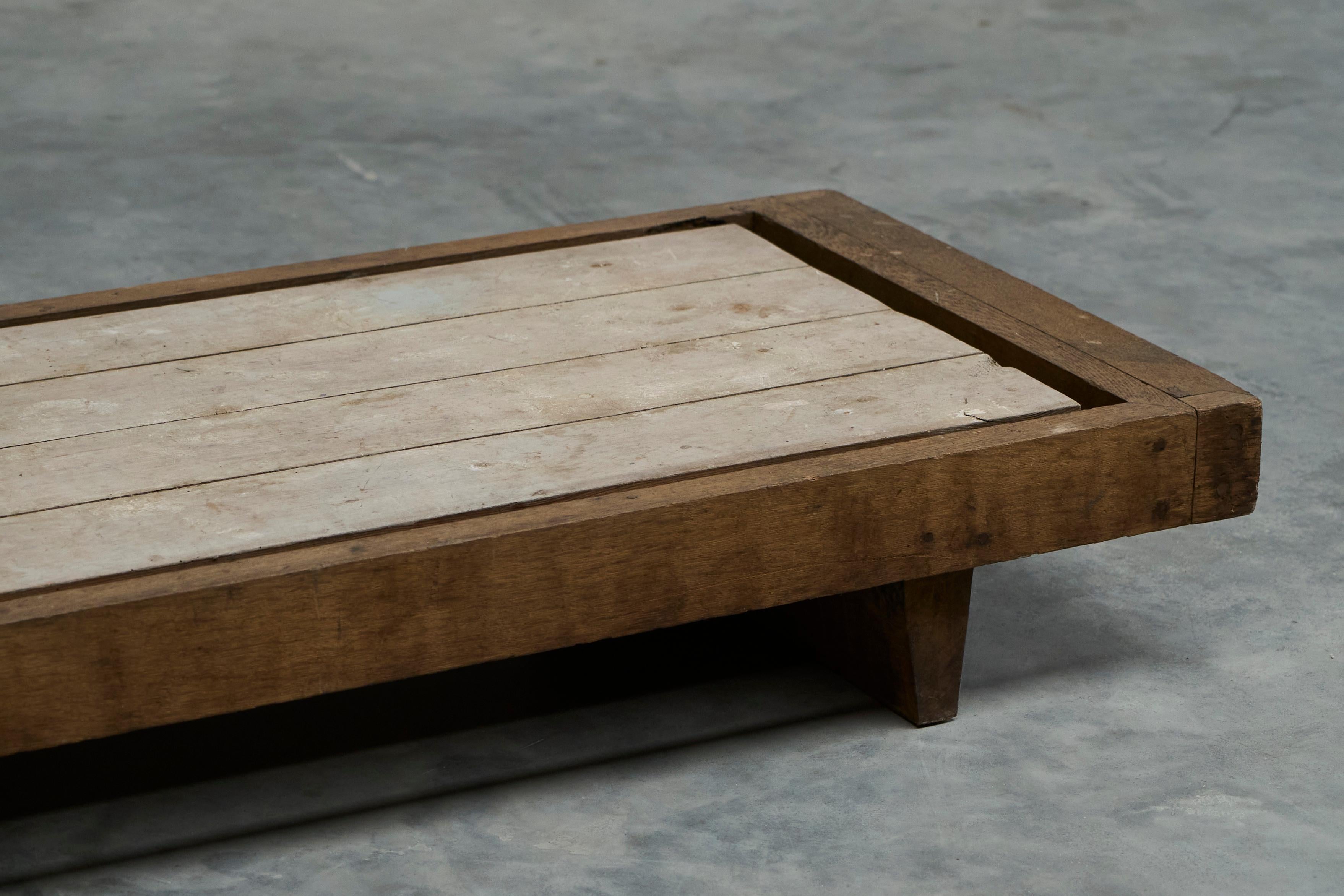 Grande table basse Axel Vervoordt style Wabi Sabi Milieu du 20e siècle en vente 6
