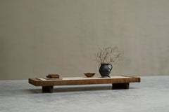 Großer Axel Vervoordt Wabi Sabi Stil Couchtisch Mitte 20.