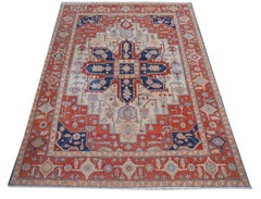 Large Azeri Heriz Rug Oversized Persian Serapi Style Djoharian Collection