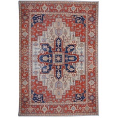 Large Azeri Heriz Rug Oversized Persian Serapi Style Djoharian Collection