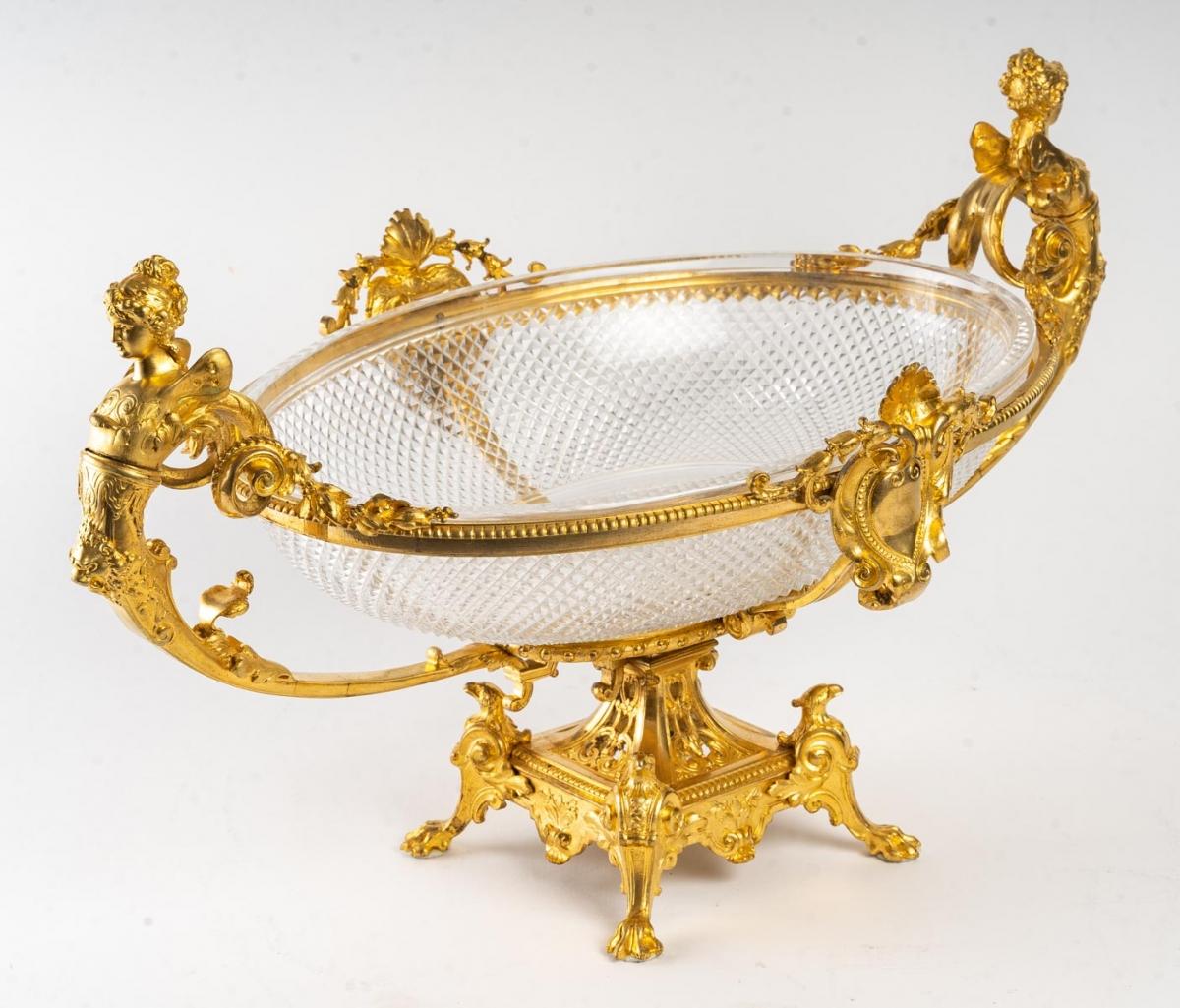 Louis XV Large Baccarat Centrepiece Cup
