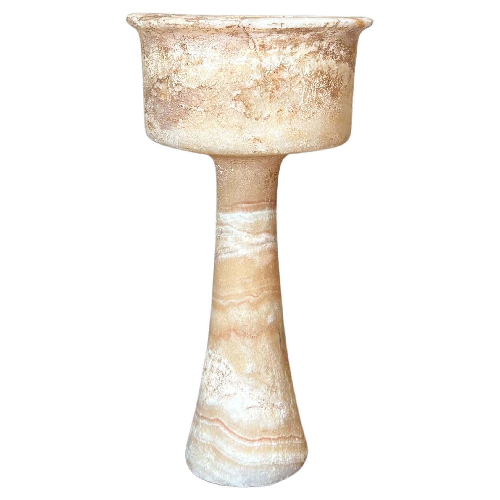 Large Bactrian Bronze Age Alabaster Chalice For Sale