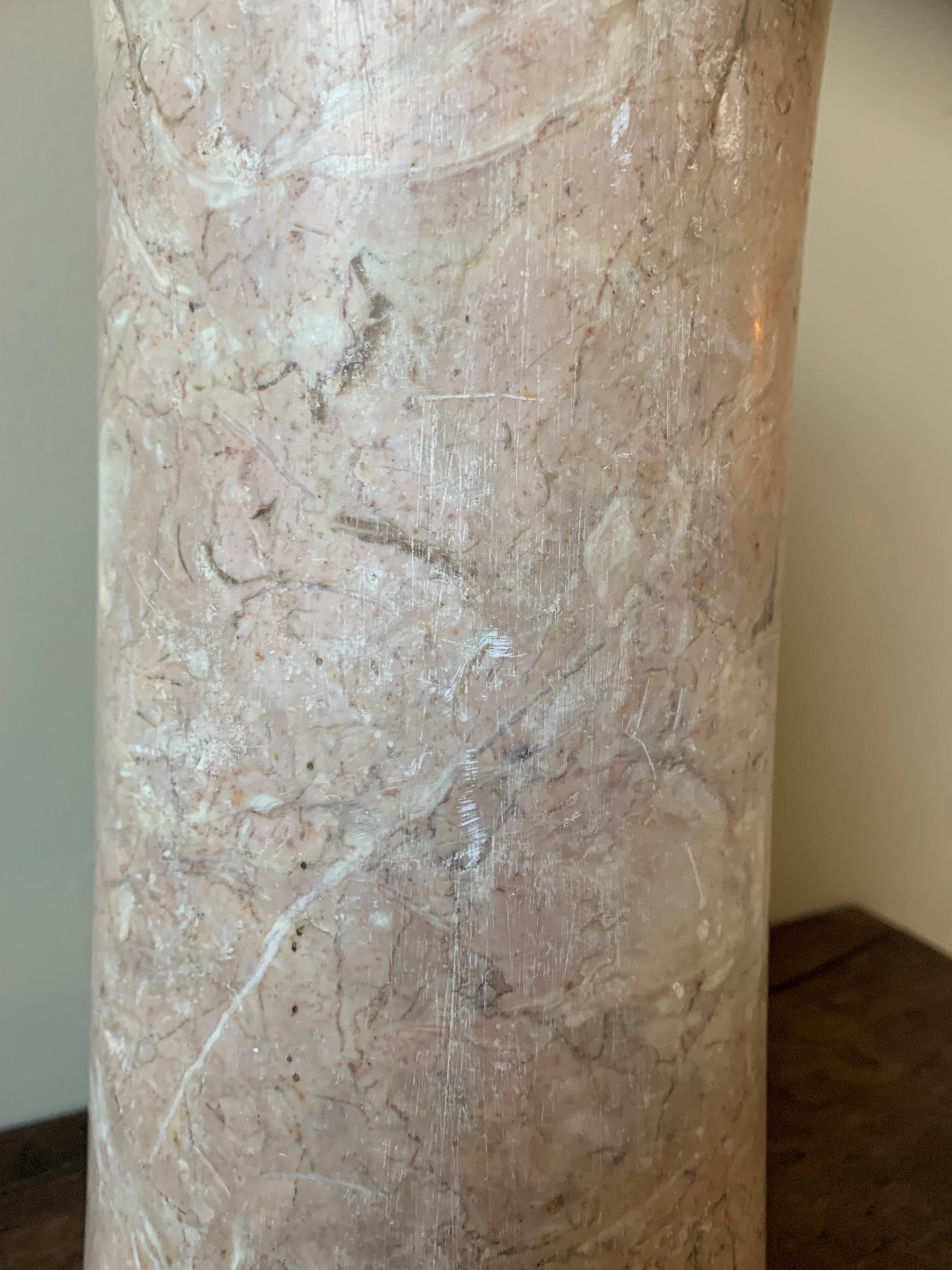 Marble Large Bactrian Bronze Age Column Idol