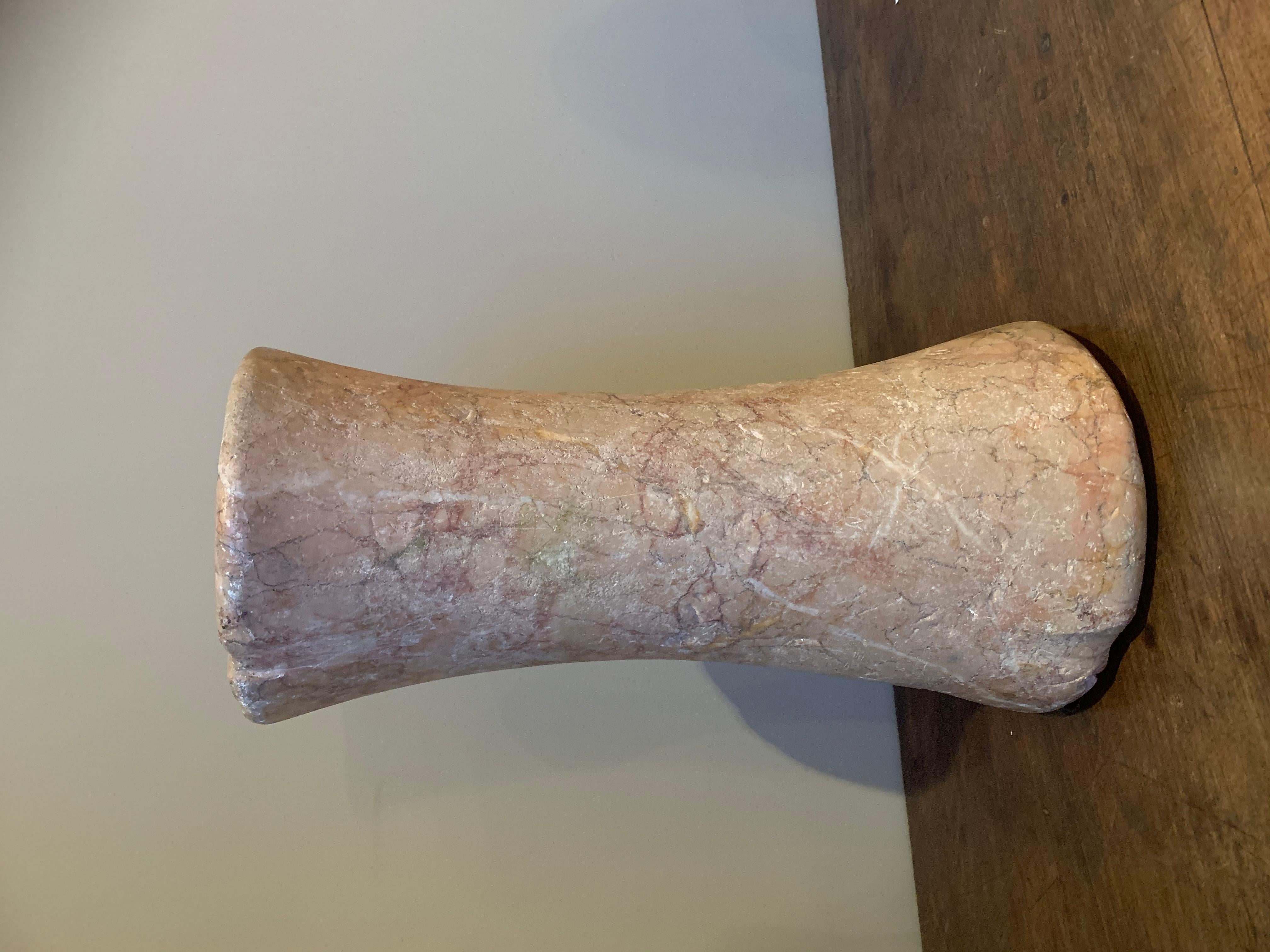 Large Bactrian Bronze Age Marble Column Idol 3