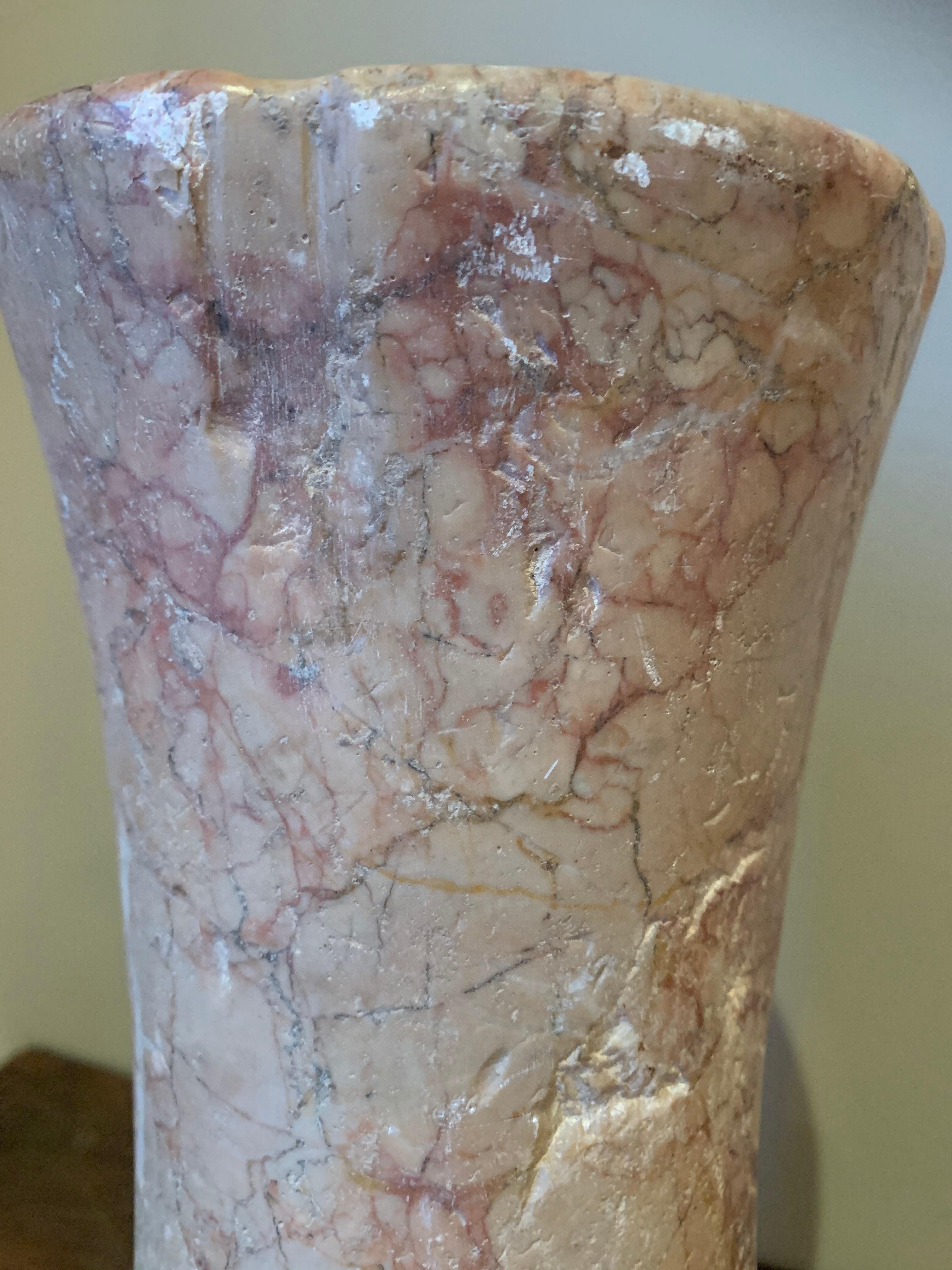 Large Bactrian Bronze Age Marble Column Idol 2