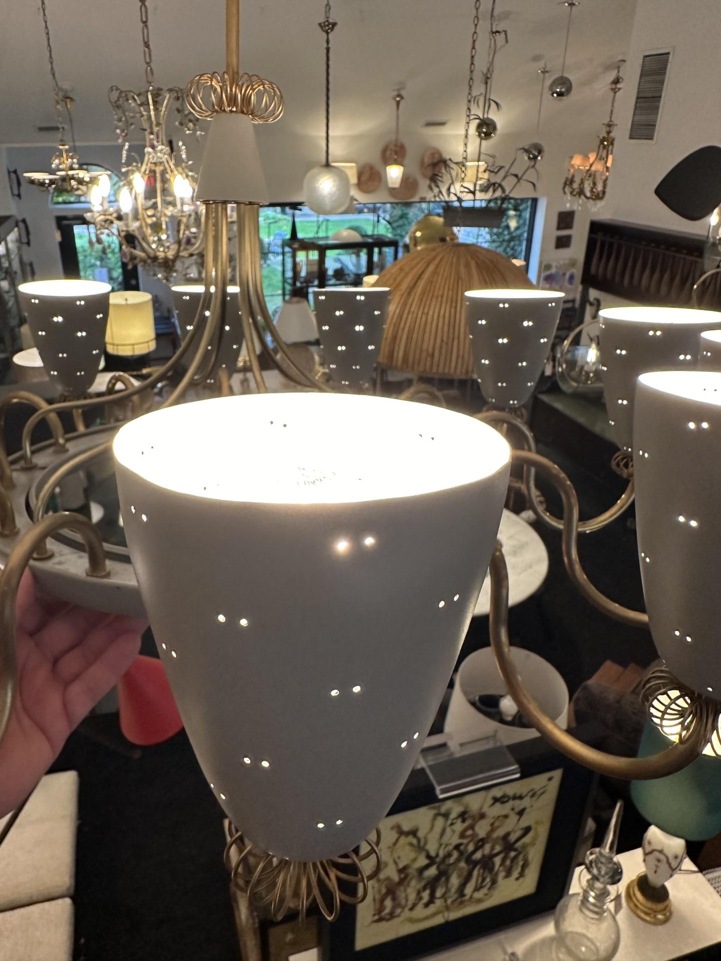 Peint Grand lustre Ballerina de Paavo Tynell pour Lightolier en vente