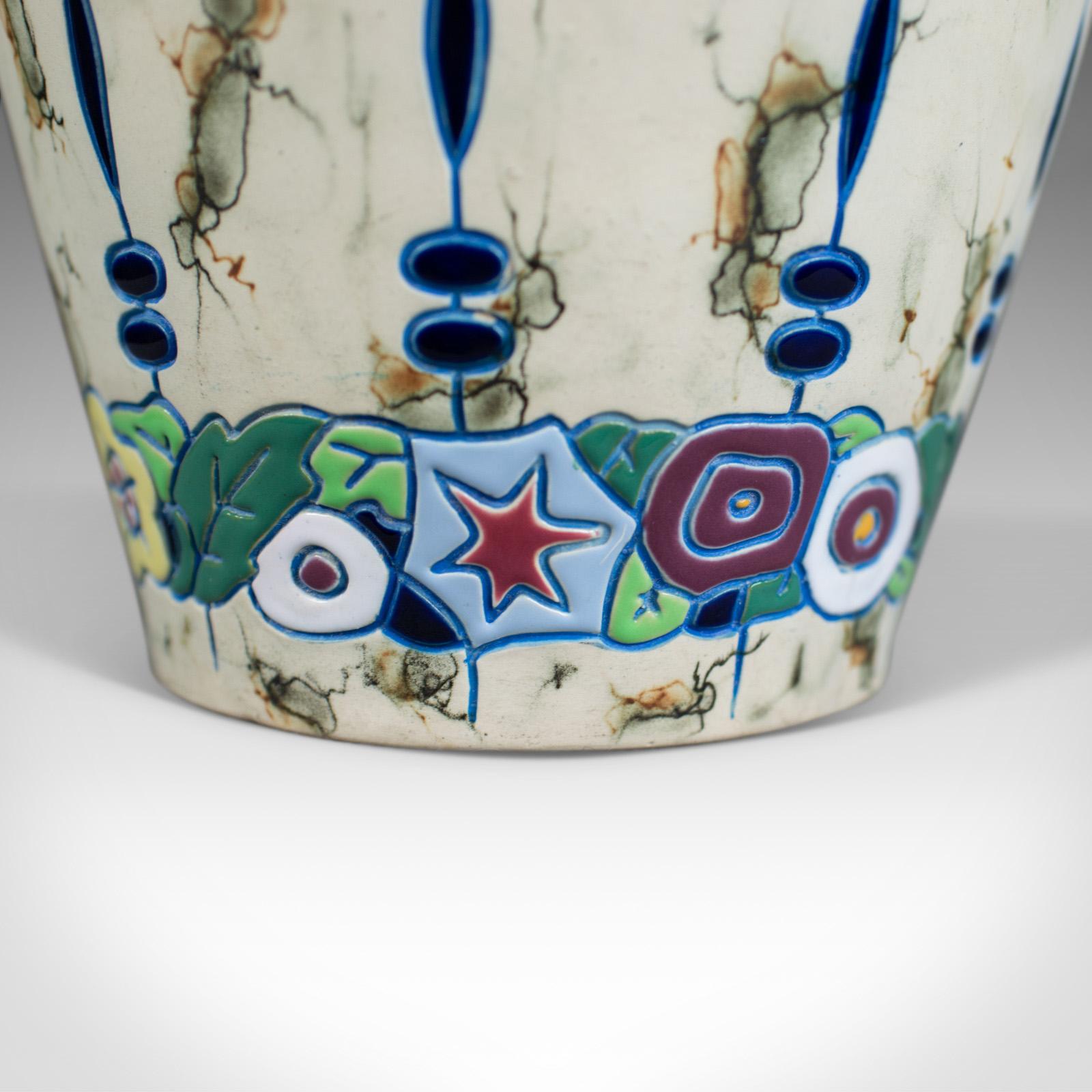 Große Baluster-Vase, tschechoslowakische Amphora-Keramik, Mitte 20. im Zustand „Gut“ im Angebot in Hele, Devon, GB