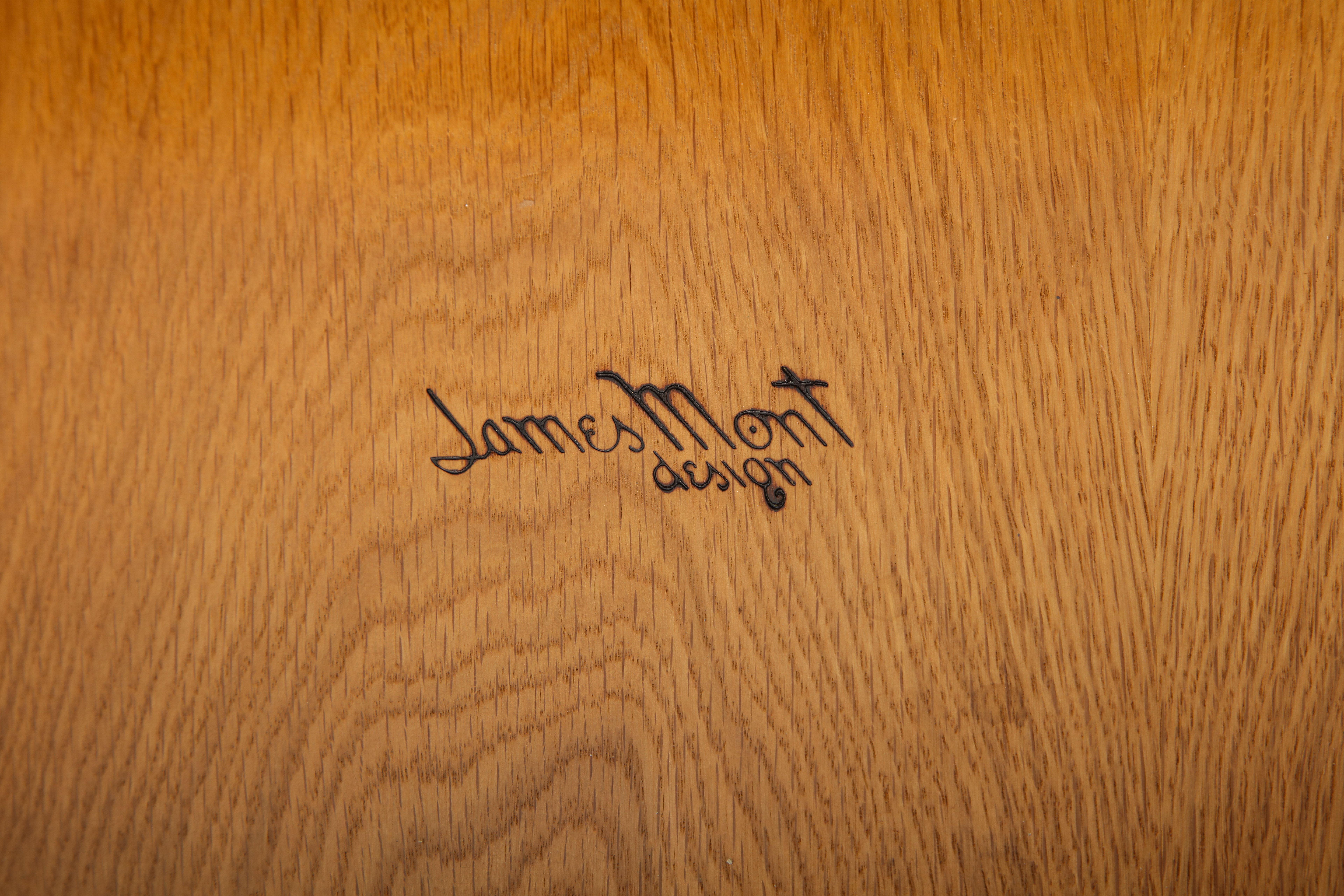 Legno Comò grande in bambù di James Mont in vendita