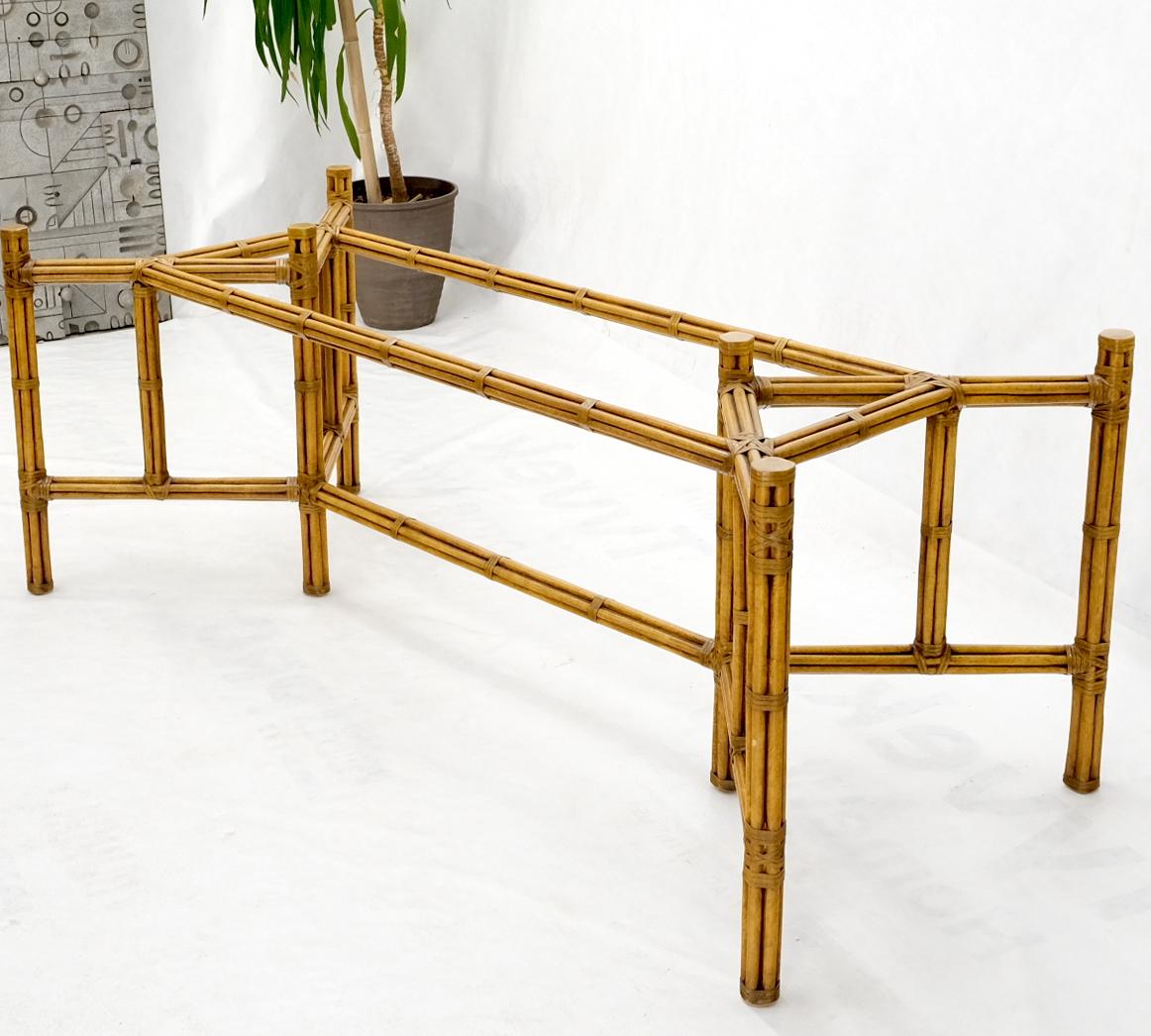 Large Bamboo & Leather Frame 3/4