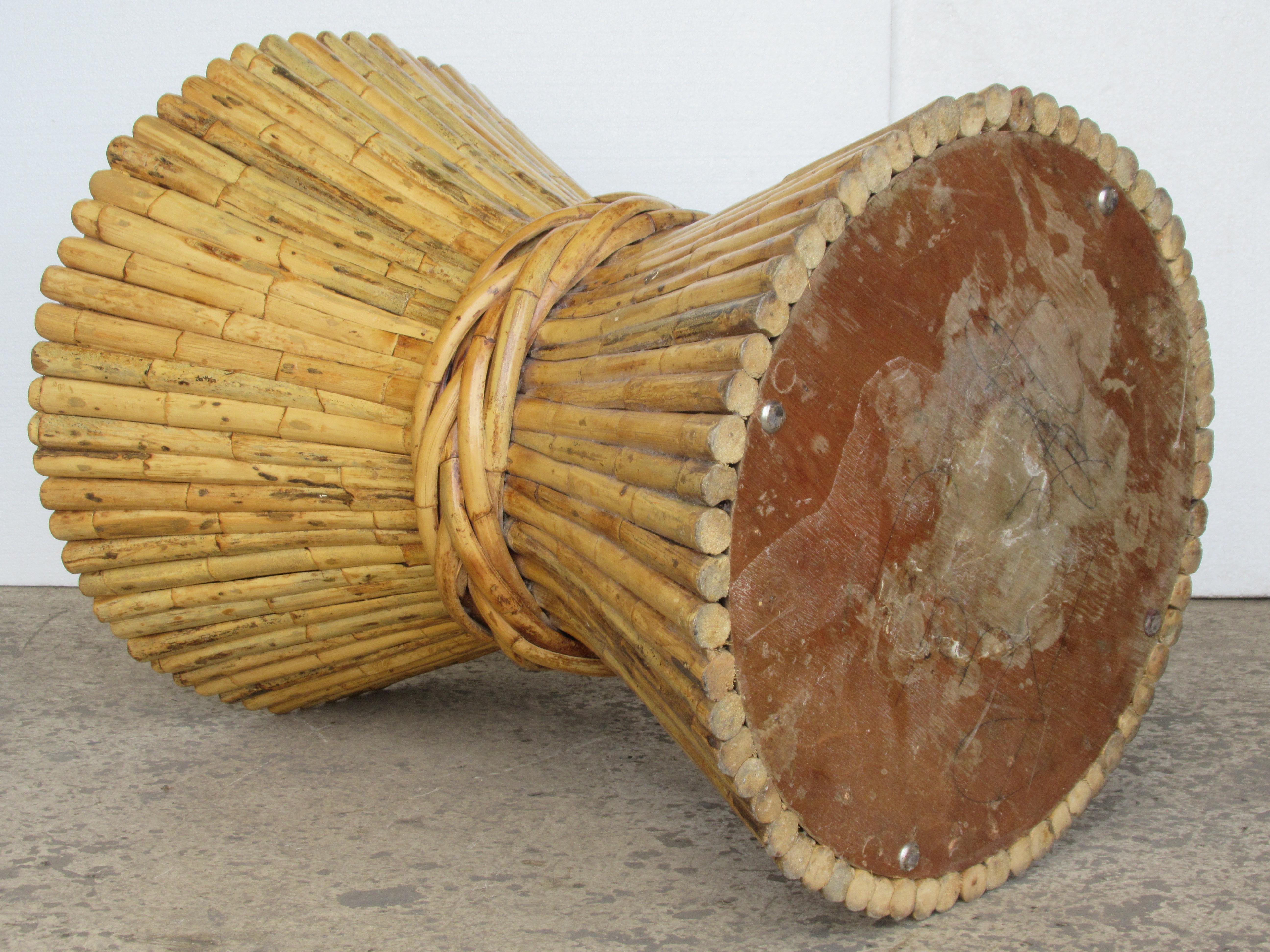 Large Bamboo Sheaf of Wheat Table 6