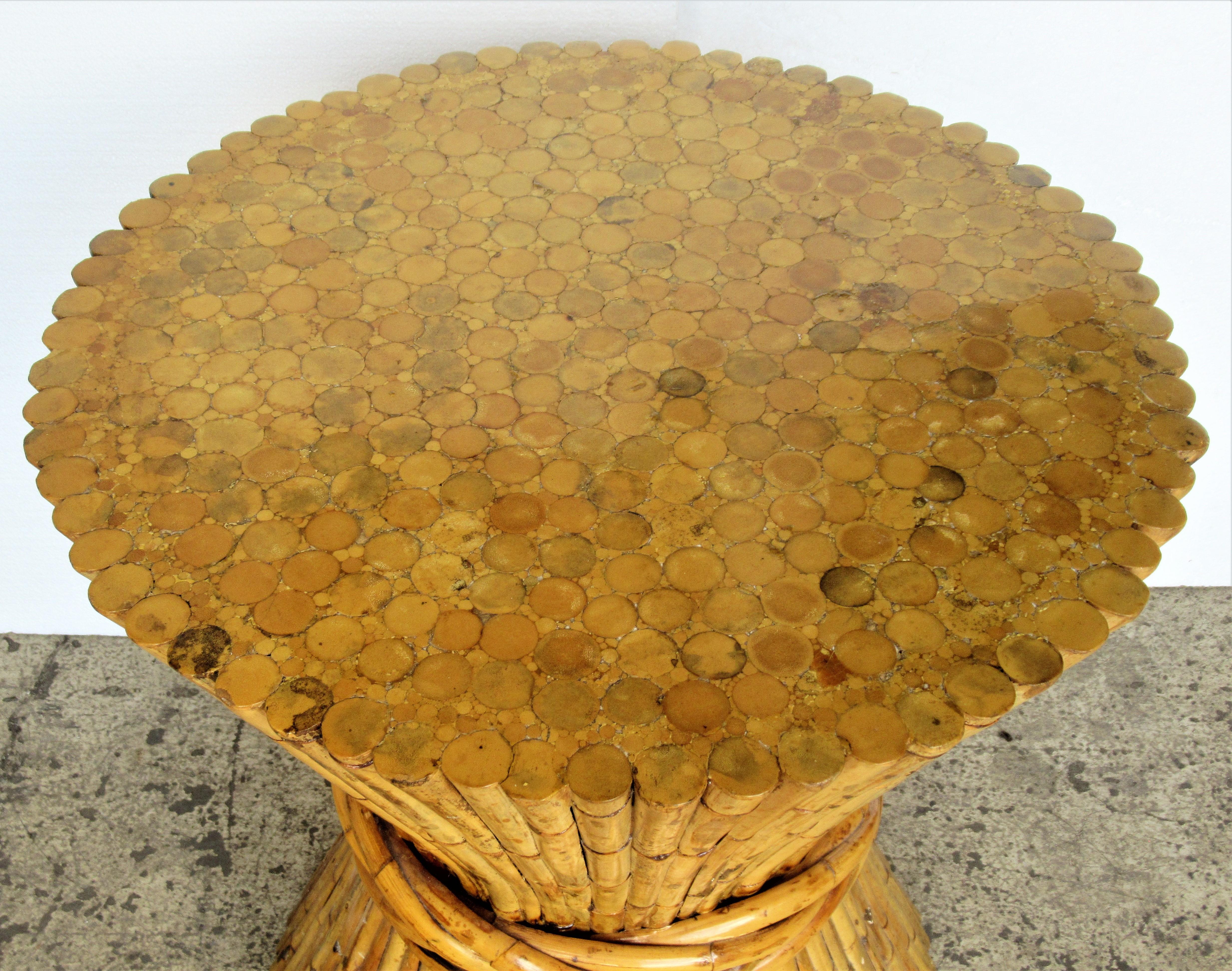 Large Bamboo Sheaf of Wheat Table 1