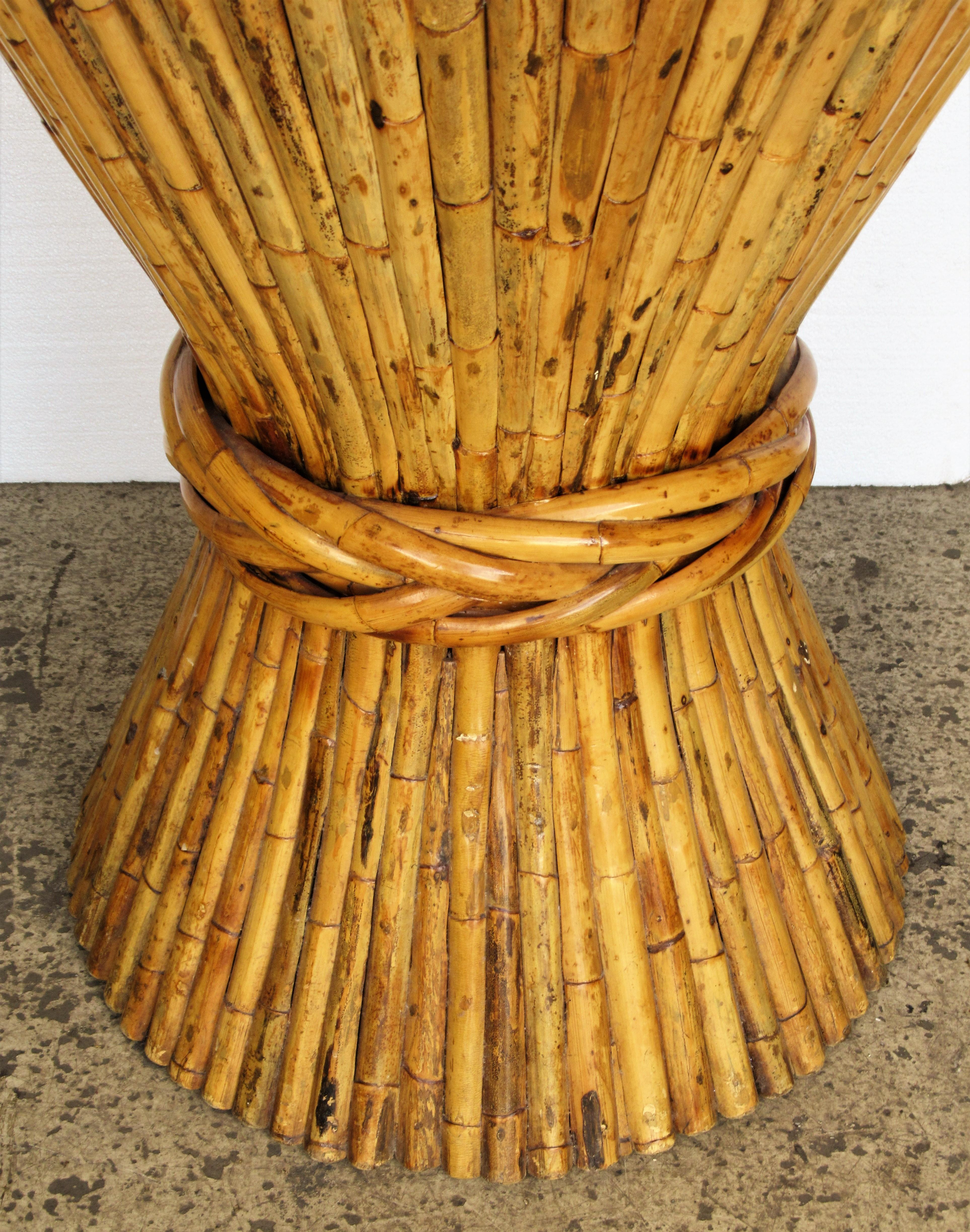 Large Bamboo Sheaf of Wheat Table 2