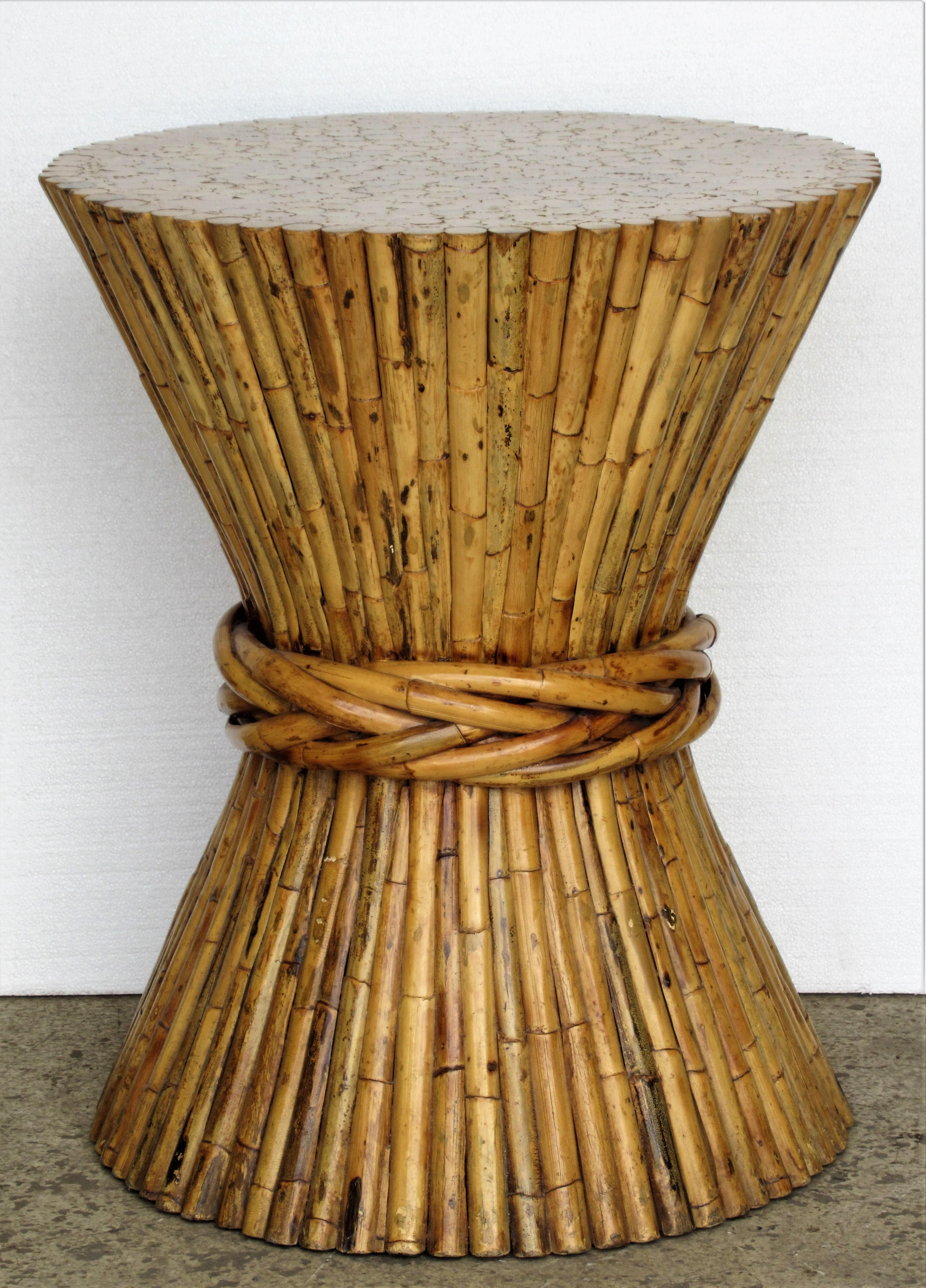 Large Bamboo Sheaf of Wheat Table 3