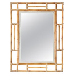 Large Bamboo Surround Mirror