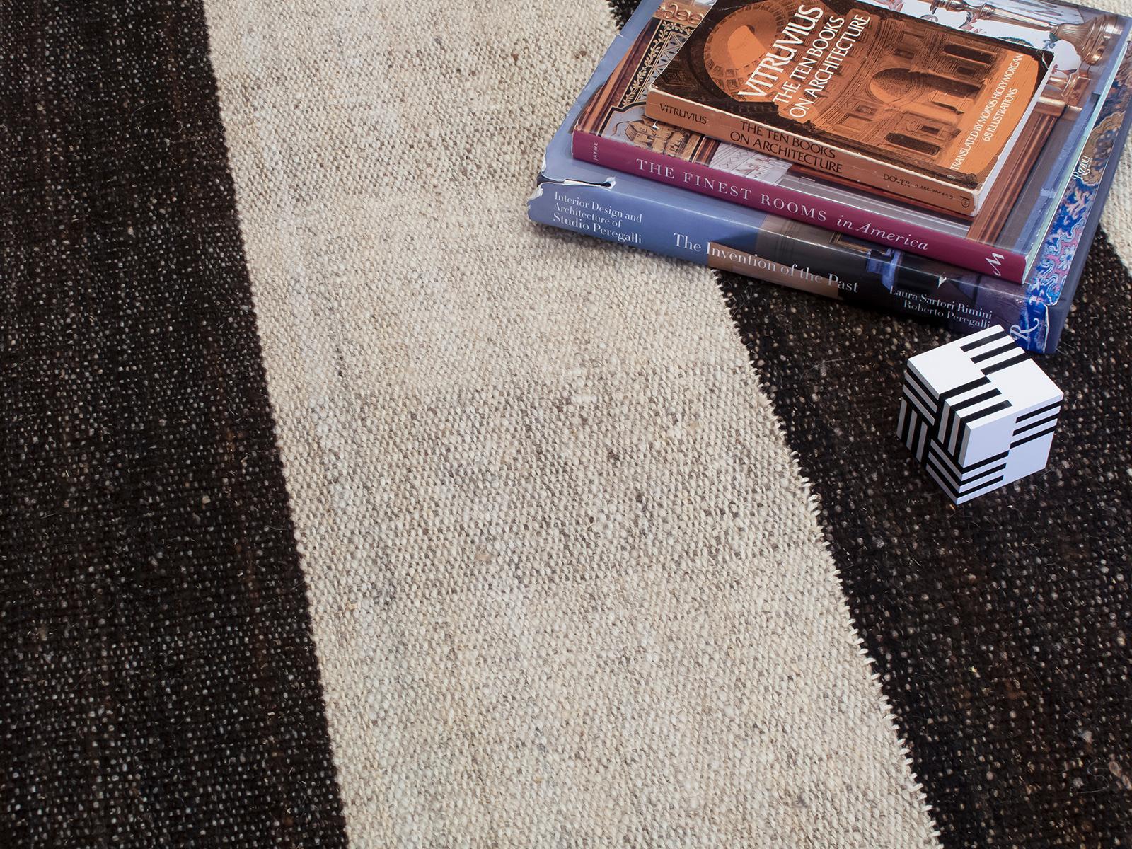 Large Banded Kilim 'DK-122-75' In Good Condition For Sale In New York, NY