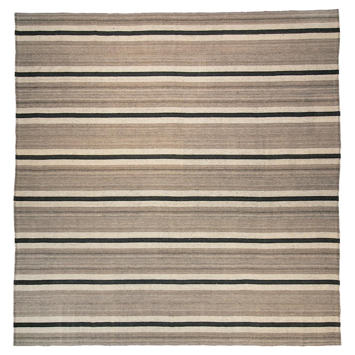 Large Banded Wool Kilim (DK-124-55)