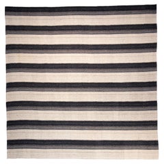 Vintage Large Banded Wool Kilim (DK-124-64)