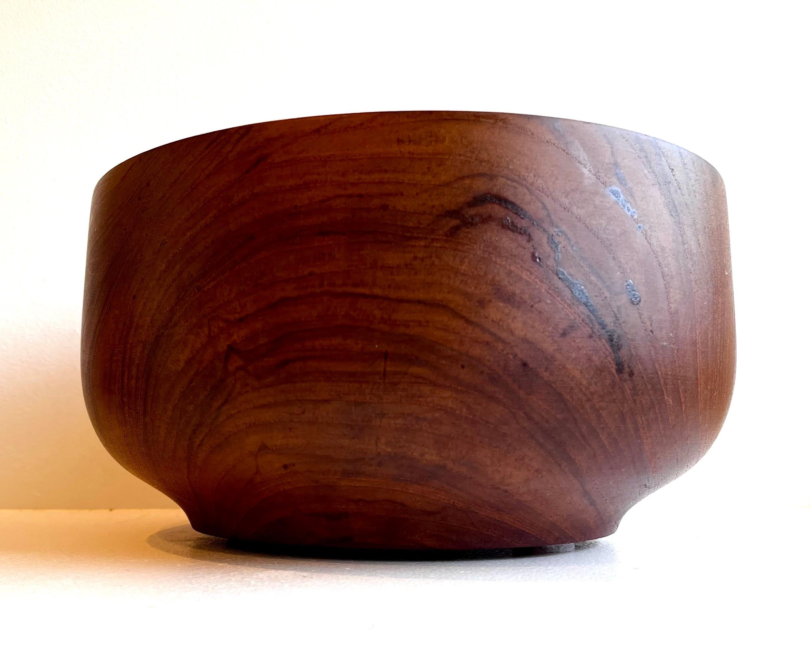 Metà XX secolo Grande ciotola Bangkok in teak di Laurids Lonborg, Danimarca, 1960 ca. in vendita