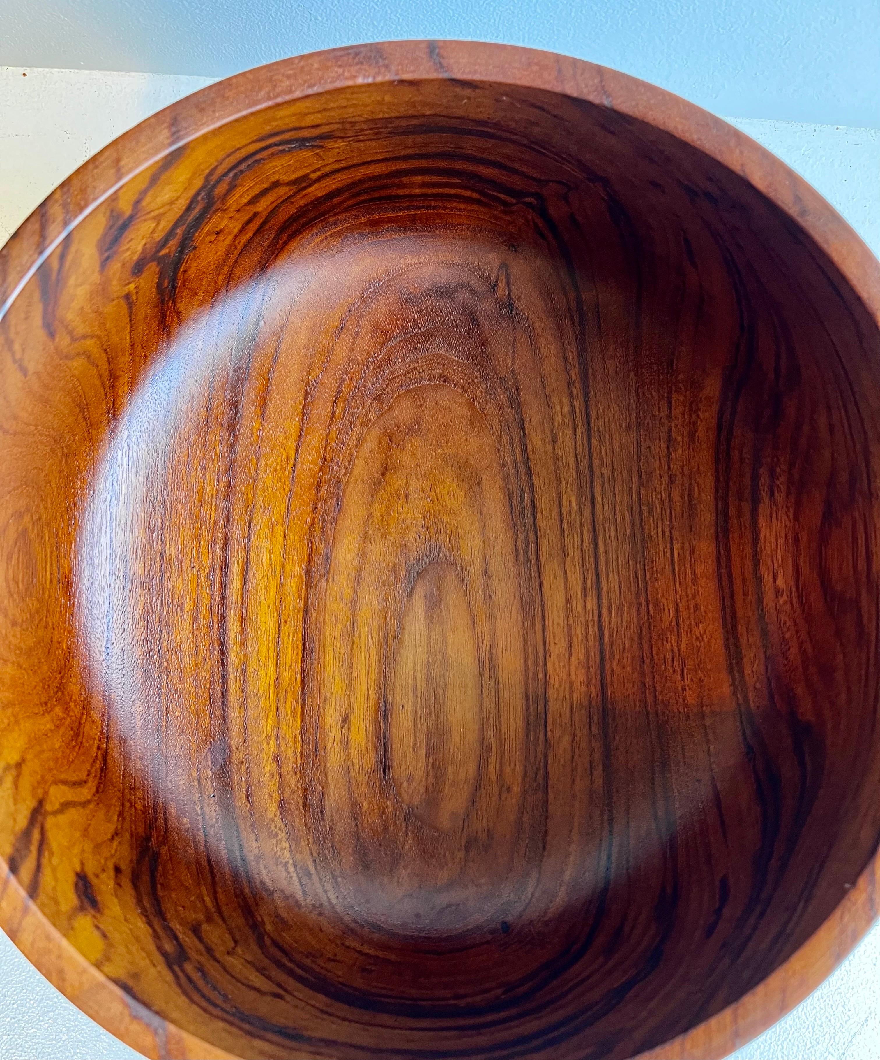 Grande ciotola Bangkok in teak di Laurids Lonborg, Danimarca, 1960 ca. in vendita 1