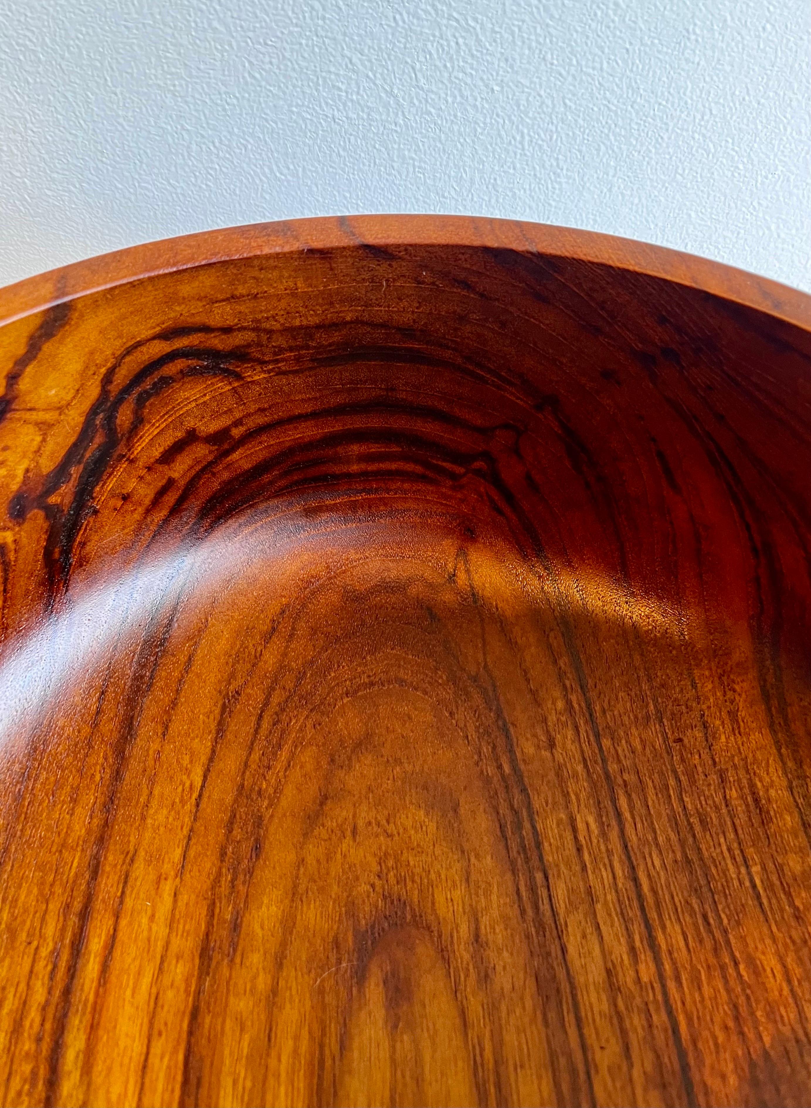 Grande ciotola Bangkok in teak di Laurids Lonborg, Danimarca, 1960 ca. in vendita 2
